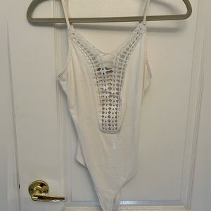 White open front. Worn a few times. Size small from Charlotte Russe.
